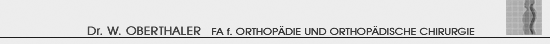 Orthop&auml;dische Praxis Dr. Wolfgang Oberthaler